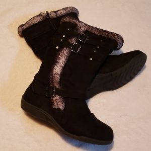 Girls Black Boots